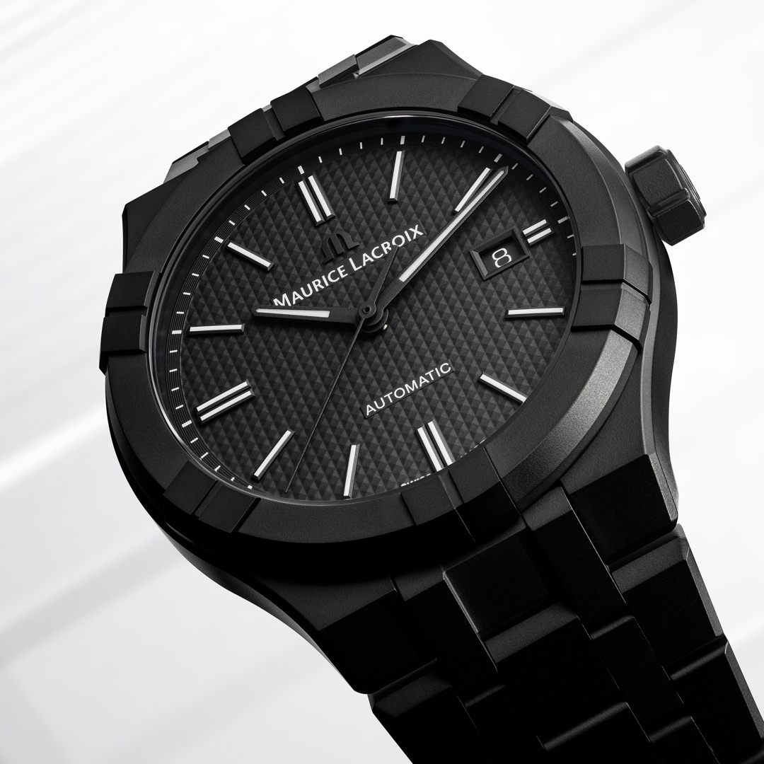 Maurice Lacroix Aikon Automatik 42mm Keramik schwarz