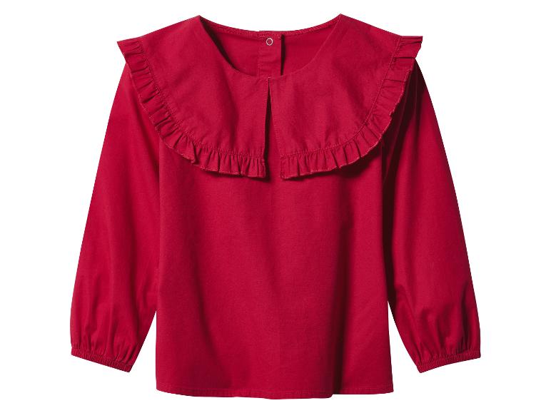 Kinder shirt met sierkraag