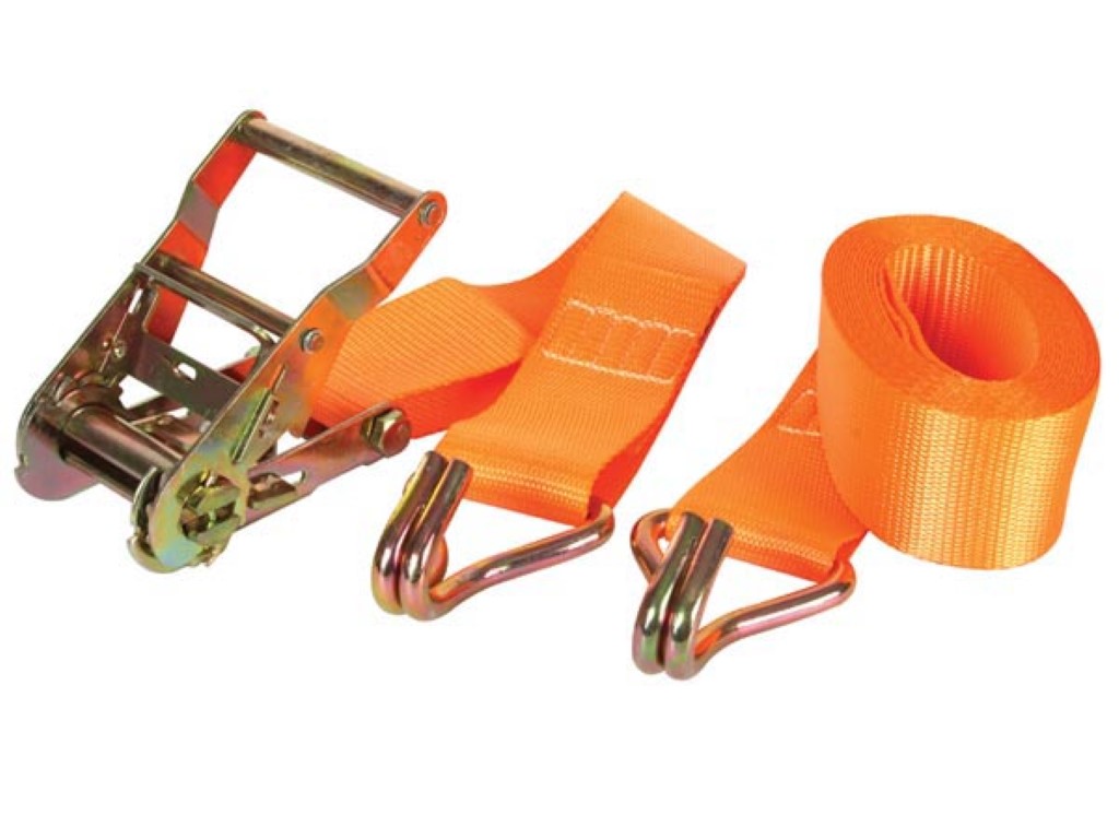Toolland ARAT3 2-delige spanband met ratel - 4,5 meter