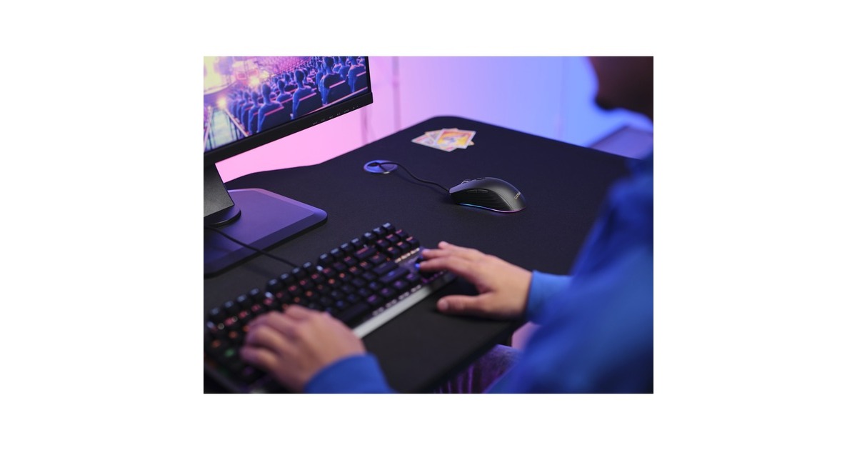 TrustGXT924 Ybar+ gaming muis met hoogwaardige prestaties  (Zwart, RGB, 25.600 dpi)
