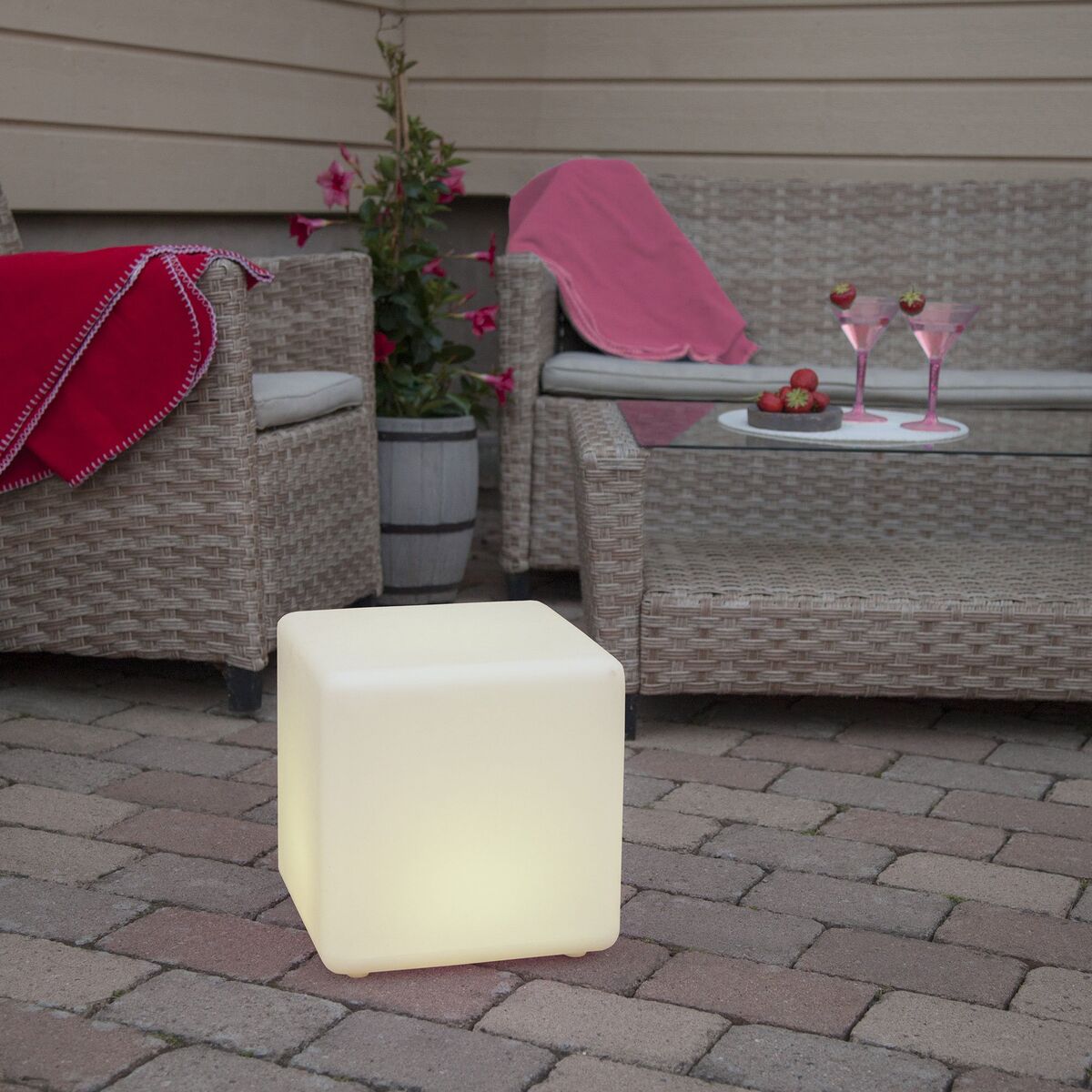 Utendørsdekor Twilights Kube 29 cm
