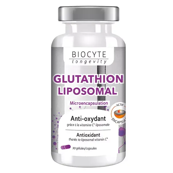 Biocyte Liposomal Glutathione Energia Sistema Imunológico Antioxidante 30 cápsulas
