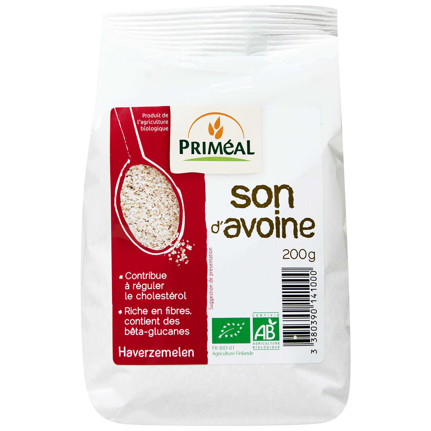 Son d'avoine bio en sachet
