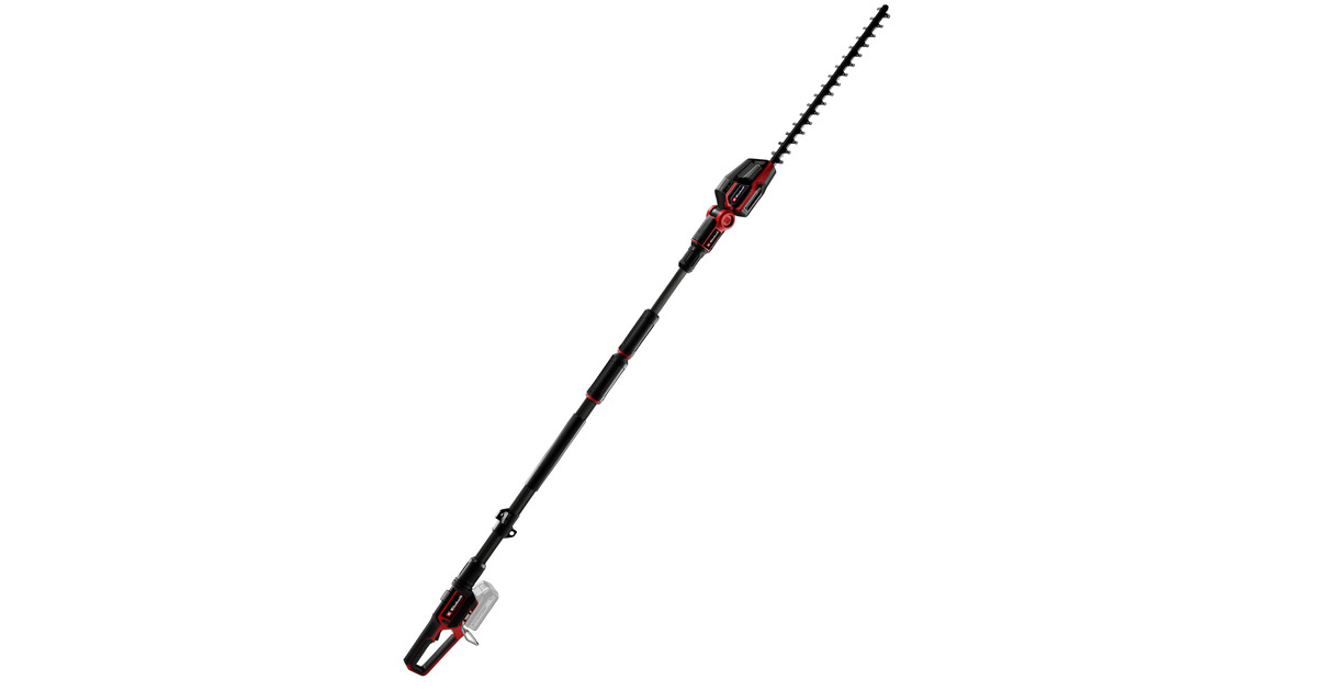 EINHELLAccu Telescoop Heggenschaar GP-HH 18/50 Li T BL-Solo  (Rood/zwart, Accu en oplader niet inbegrepen)
