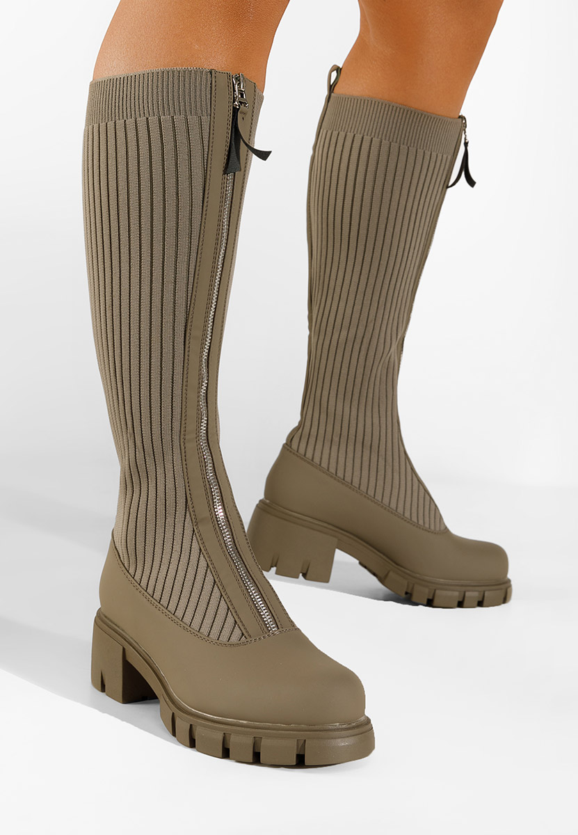 Bottes femme kaki Frontieria