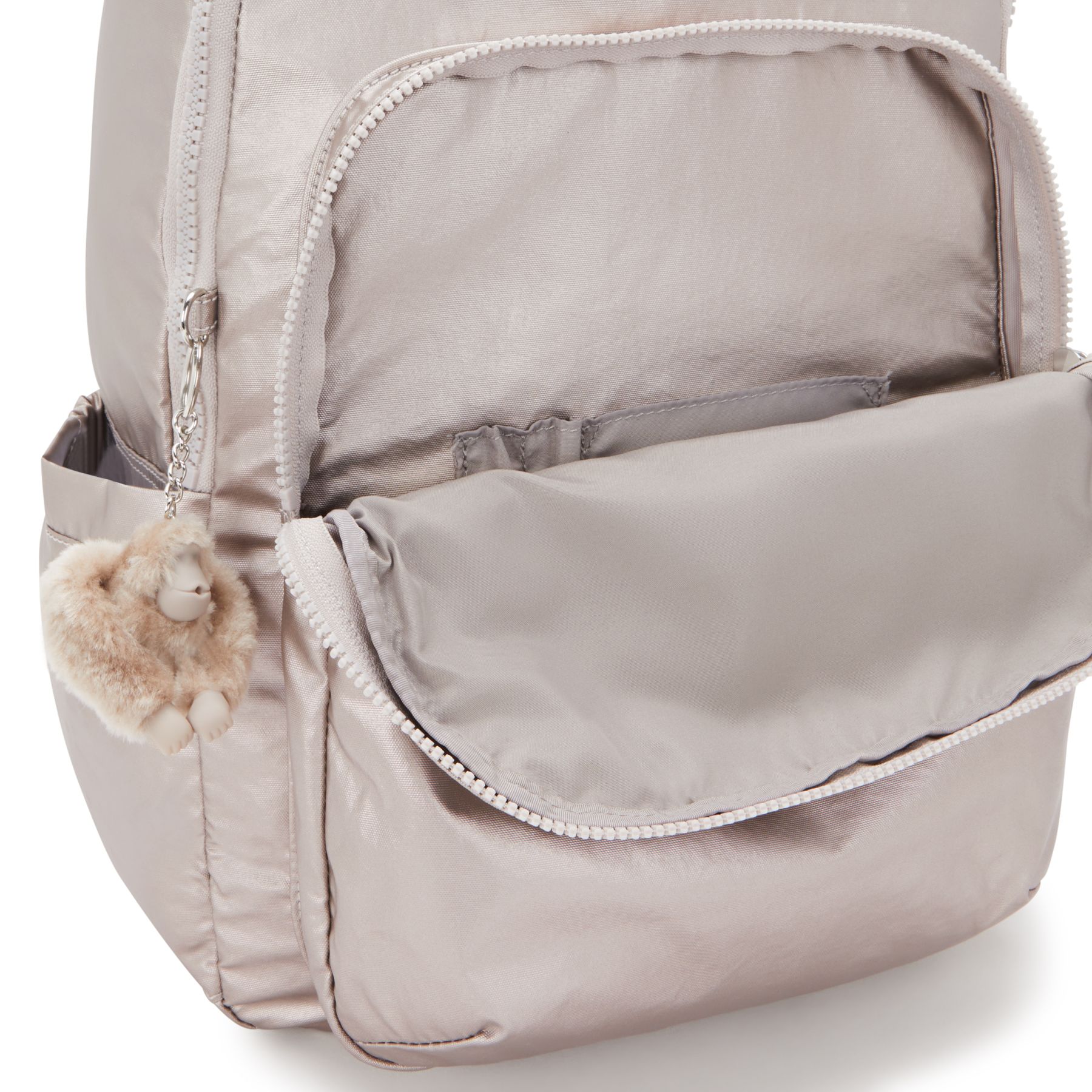 SEOUL Grand Sac à Dos avec Compartiment pour Ordinateur - Metallic Glow