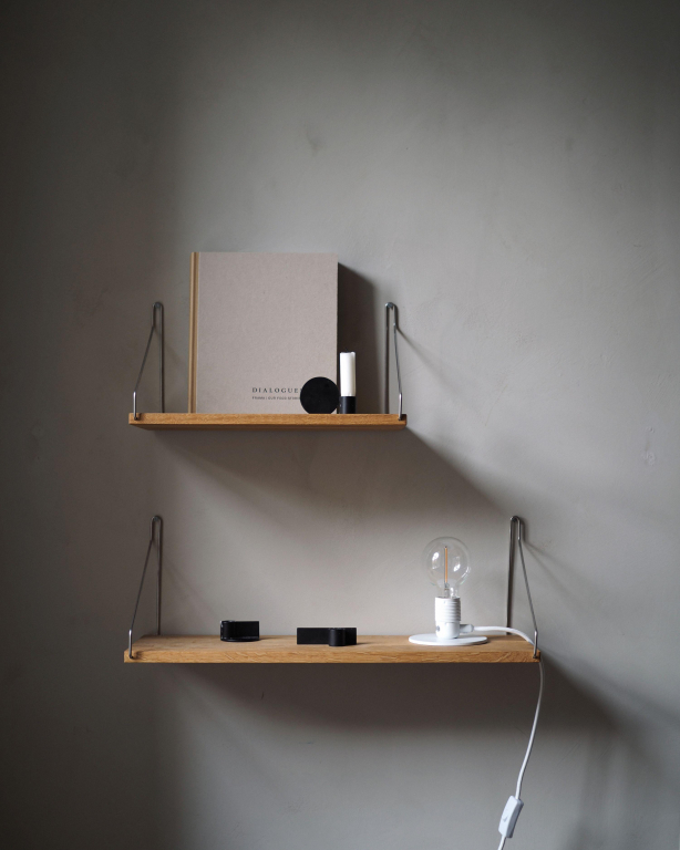 Frama Shelf wandplank 40x27 donker/zwart