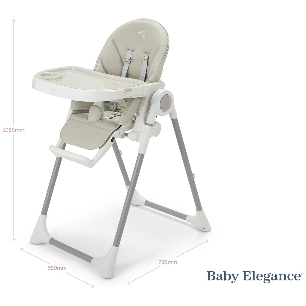 Baby Elegance Nup Nup From Birth Hochstuhl Warmgrau