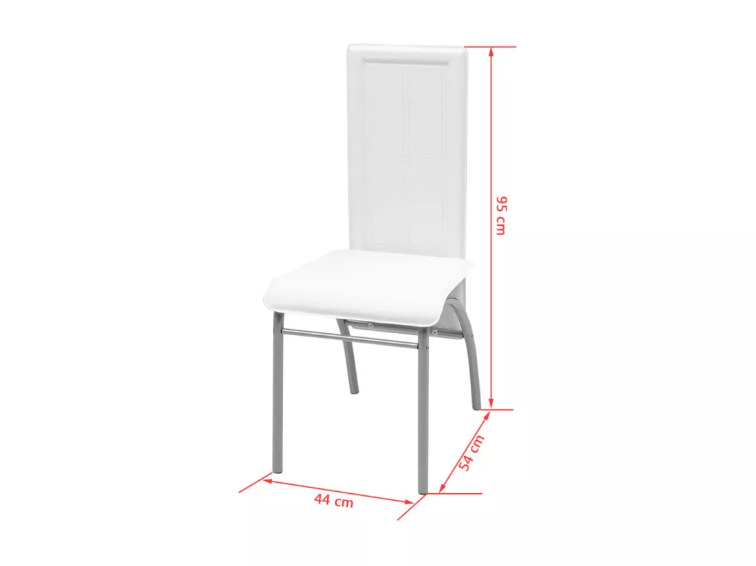 Jeu de salle à manger 5 pcs Blanc