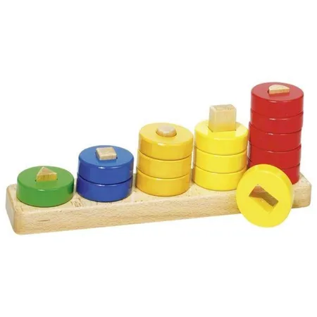 goki Sortierspiel Lerne Zählen mit Ringen