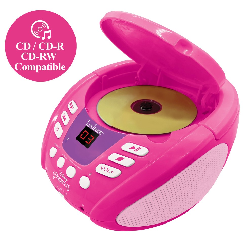 Lexibook - Disney Prinsesse - Bluetooth CD Afspiller