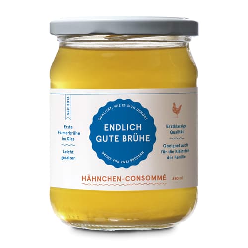 Endlich Gute Brühe - Hähnchen-Consommé