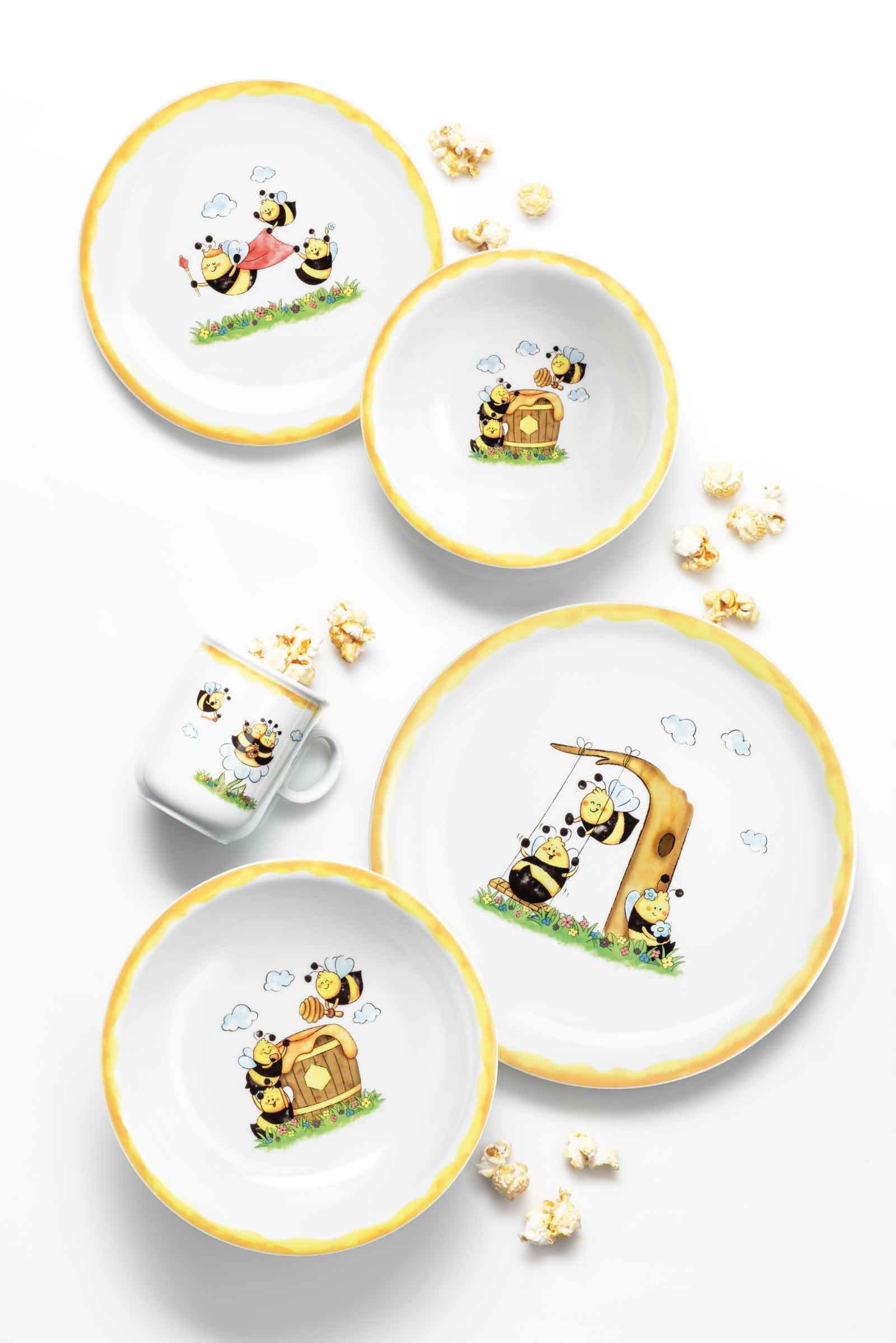 Seltmann Weiden Kindergeschirr Set Compact Fleißige Bienen