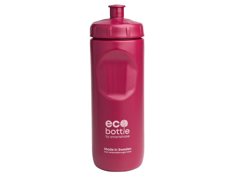 Smartshake EcoBottle Squeeze 500 ml, Rosa Umweltfreundliche, leichte und auslaufsichere Trinkflasche aus Zuckerrohr