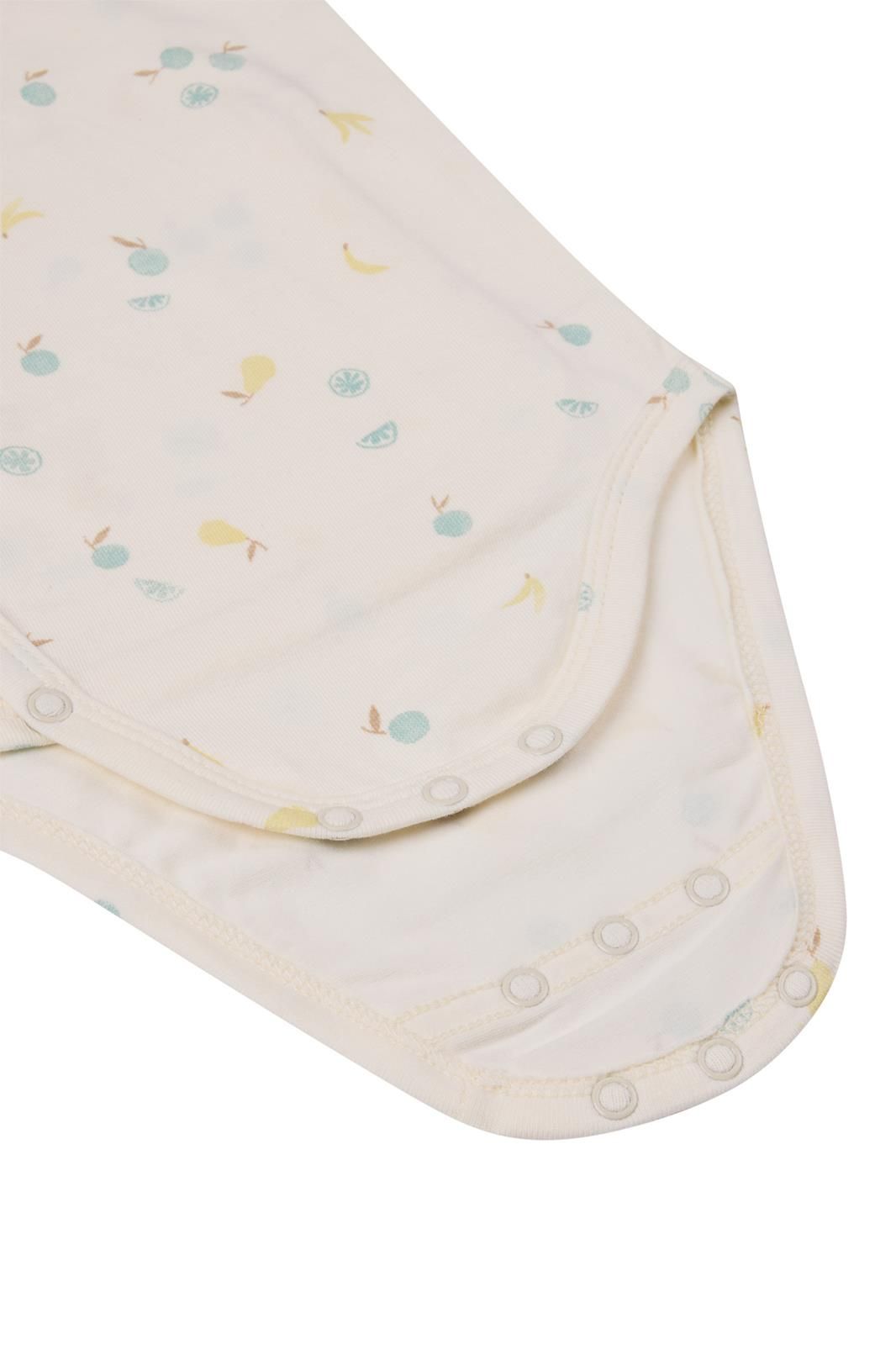 Noppies Newborn Romper Oakmont - Fruit pattern Off white