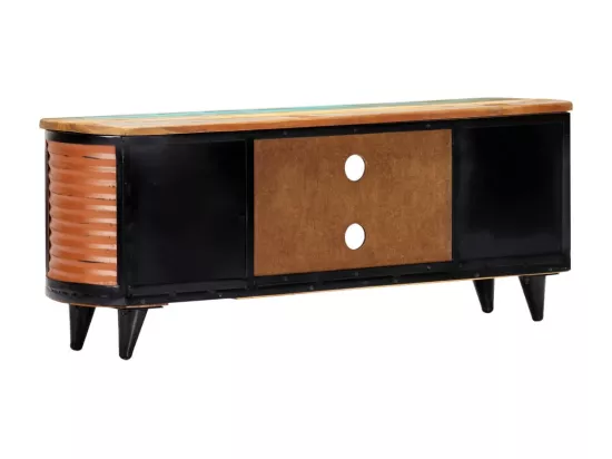 Meuble TV 120 x 30 x 45 cm Bois de récupération massif
