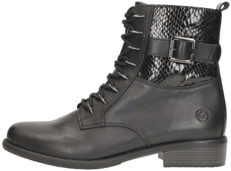 Remonte Veterschoenen Hoog zwart