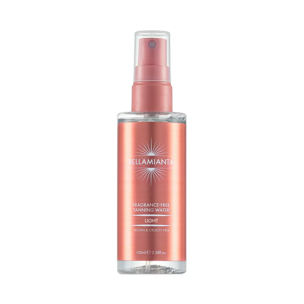 Bellamianta Fragrance Free Tanning Water Light - 100 ml.