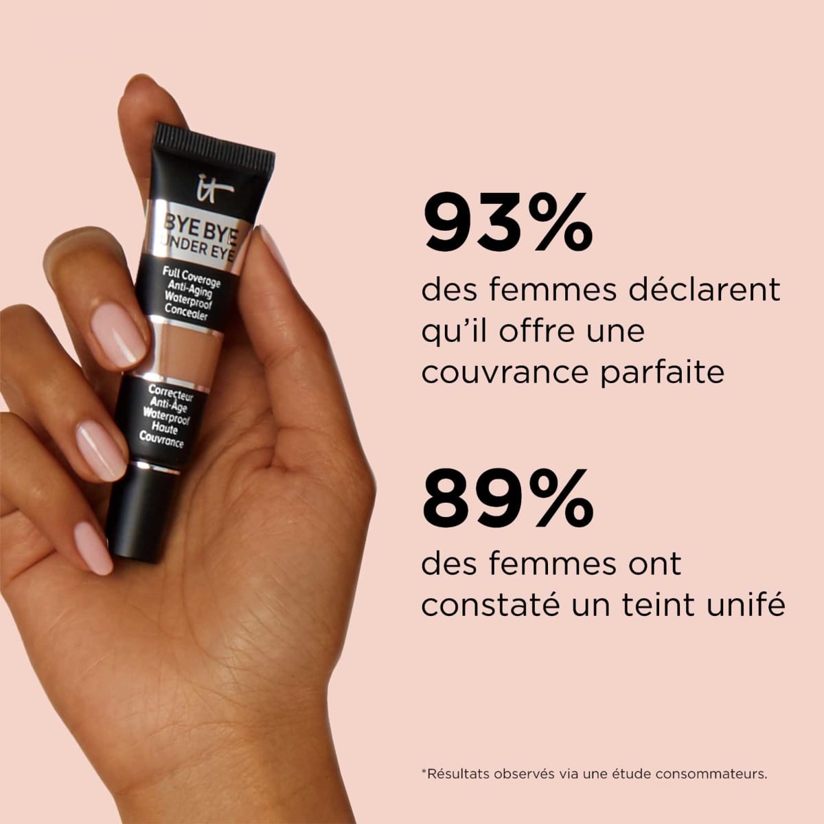 It Cosmetics Bye Bye Under Eye™ Correcteur Anti-Âge Haute Couvrance Waterproof - Taille Voyage