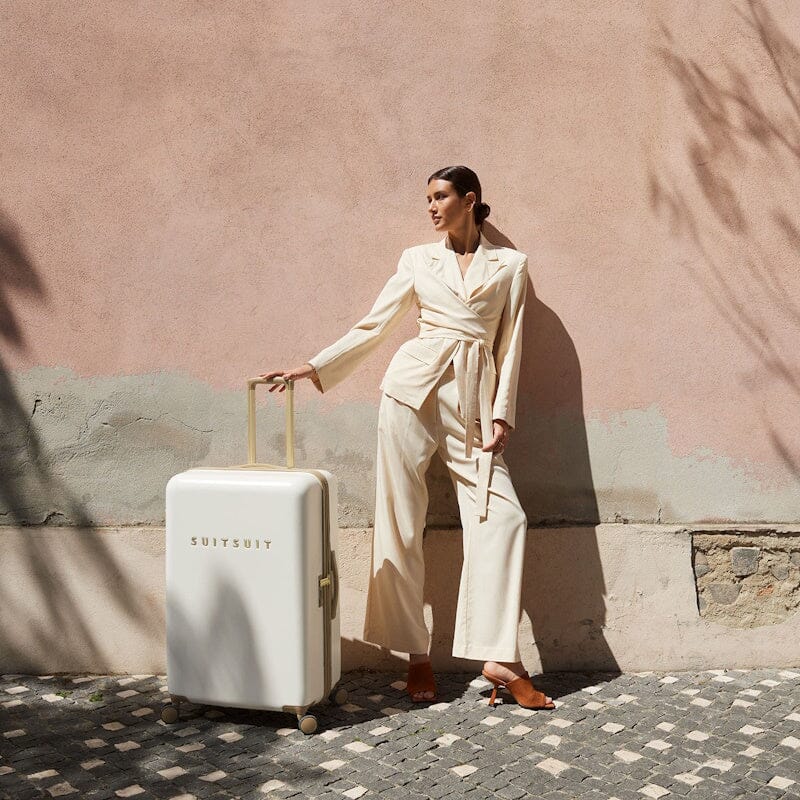 SUITSUIT Fusion Trolley Spinner L White Swan