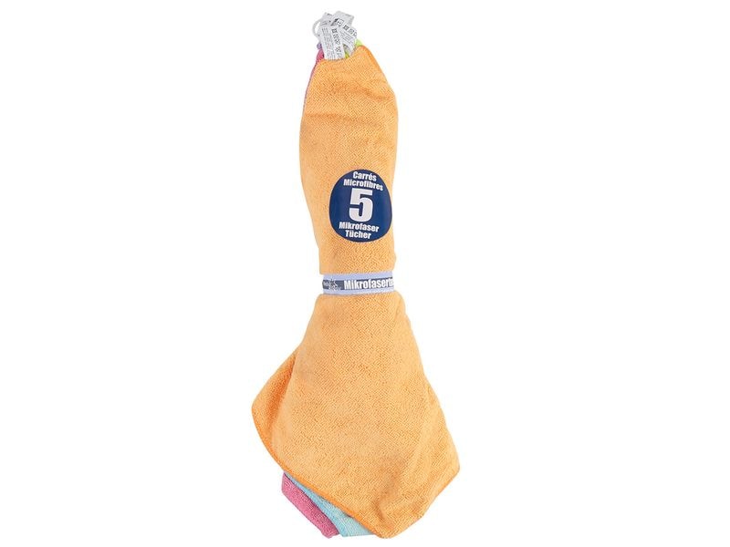 Mediashop Mikrofasertuch Gross 5 Stück, 38 cm x 40 cm Mikrofasertuch Set