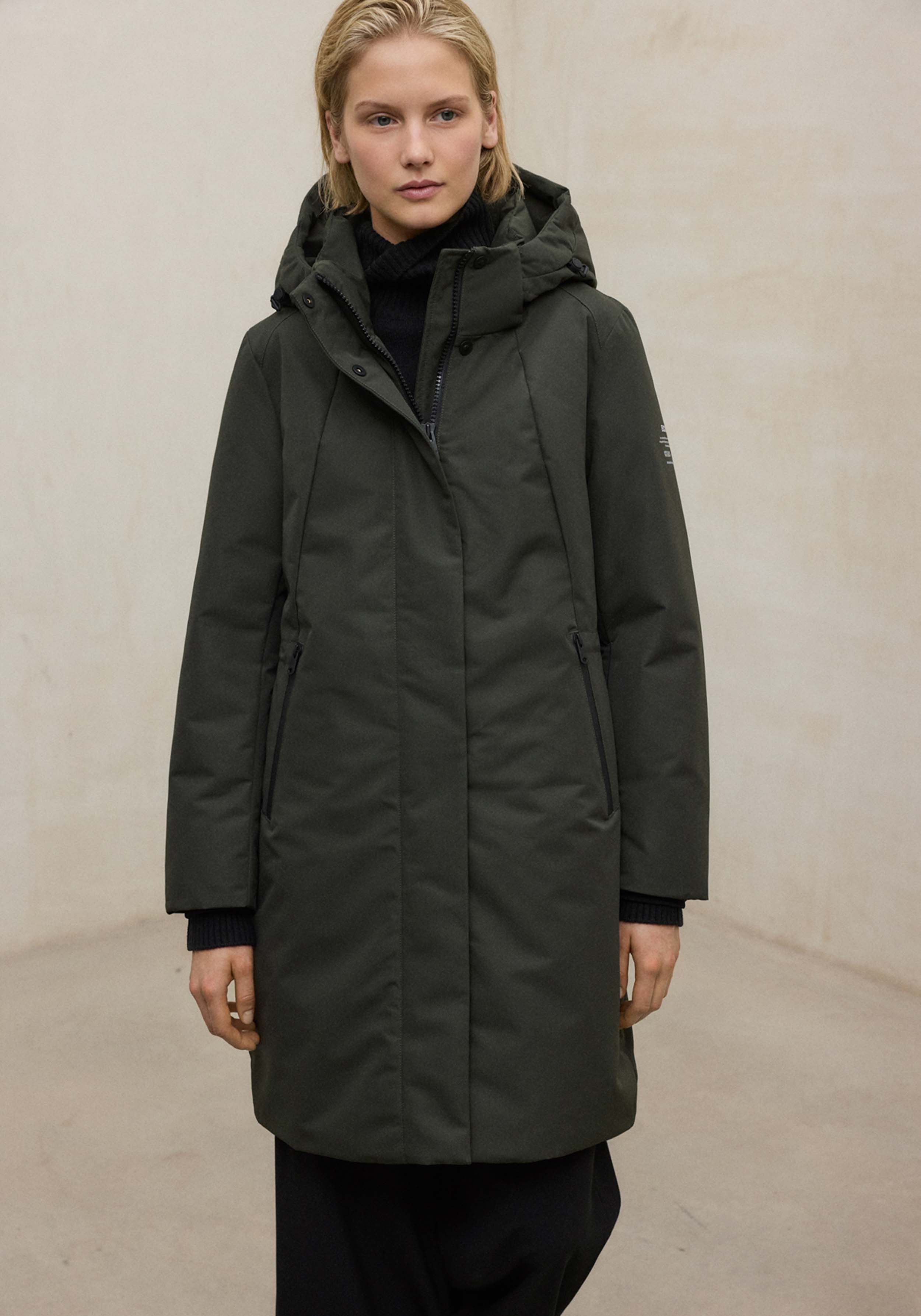 Ecoalf Winterparka Glamour Jacket Dark Khaki