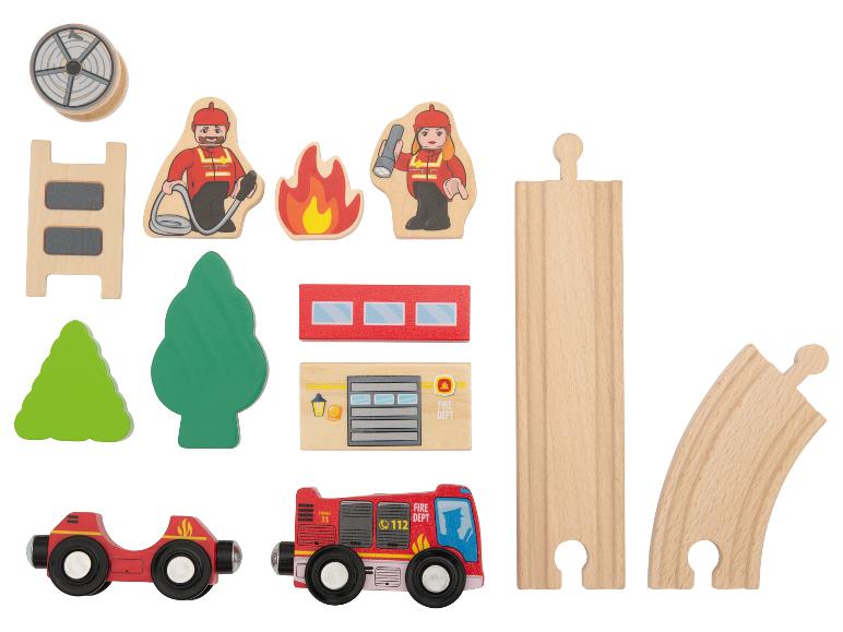 Houten treinset