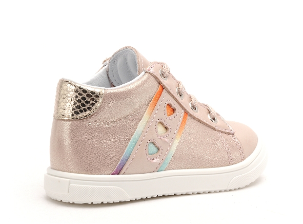 Bopy boots bottine bebe rolala rose