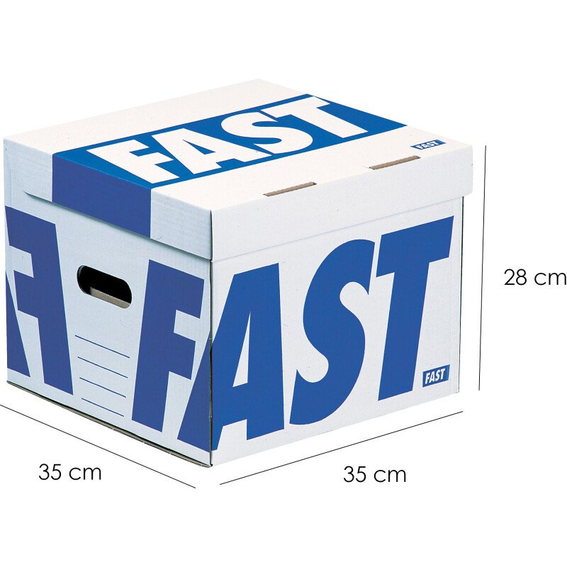 4 Conteneur D'Archivage Cube Fast Manuel Assorti