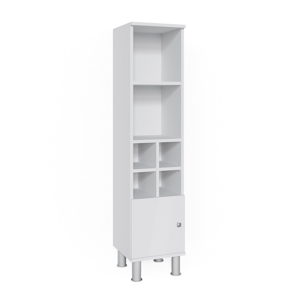 Vicco Badschrank Fynn Midischrank 7 Fächer Hochschrank Badezimmerschrank Bad