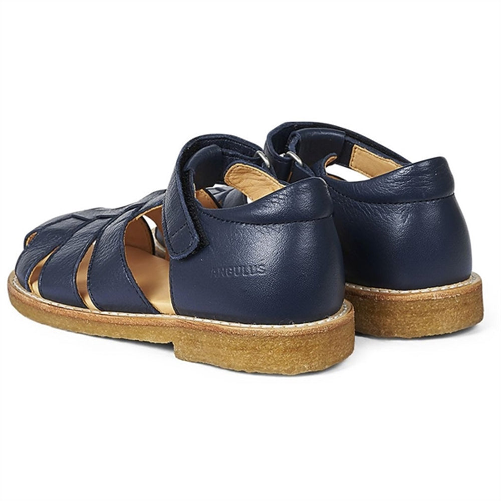 Sandal M. Velcrolukning Navy - Angulus