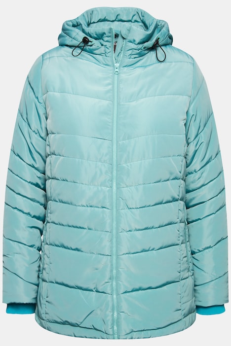 Steppjacke, mit abnehmbarer Kapuze, wasserabweisend