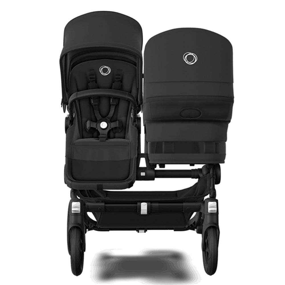 Køb Bugaboo Donkey 5 Duo Søskendevogn Black/Midnight Black