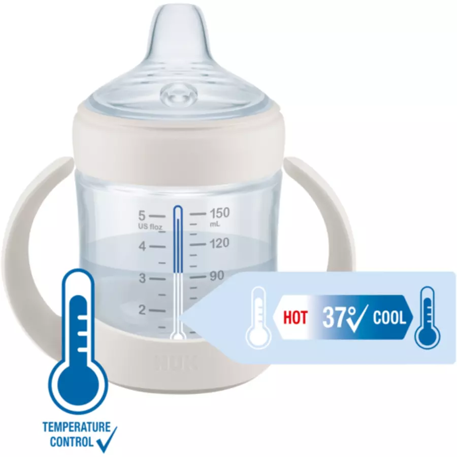 NUK Trinklernflasche NUK for Nature, 150ml, braun