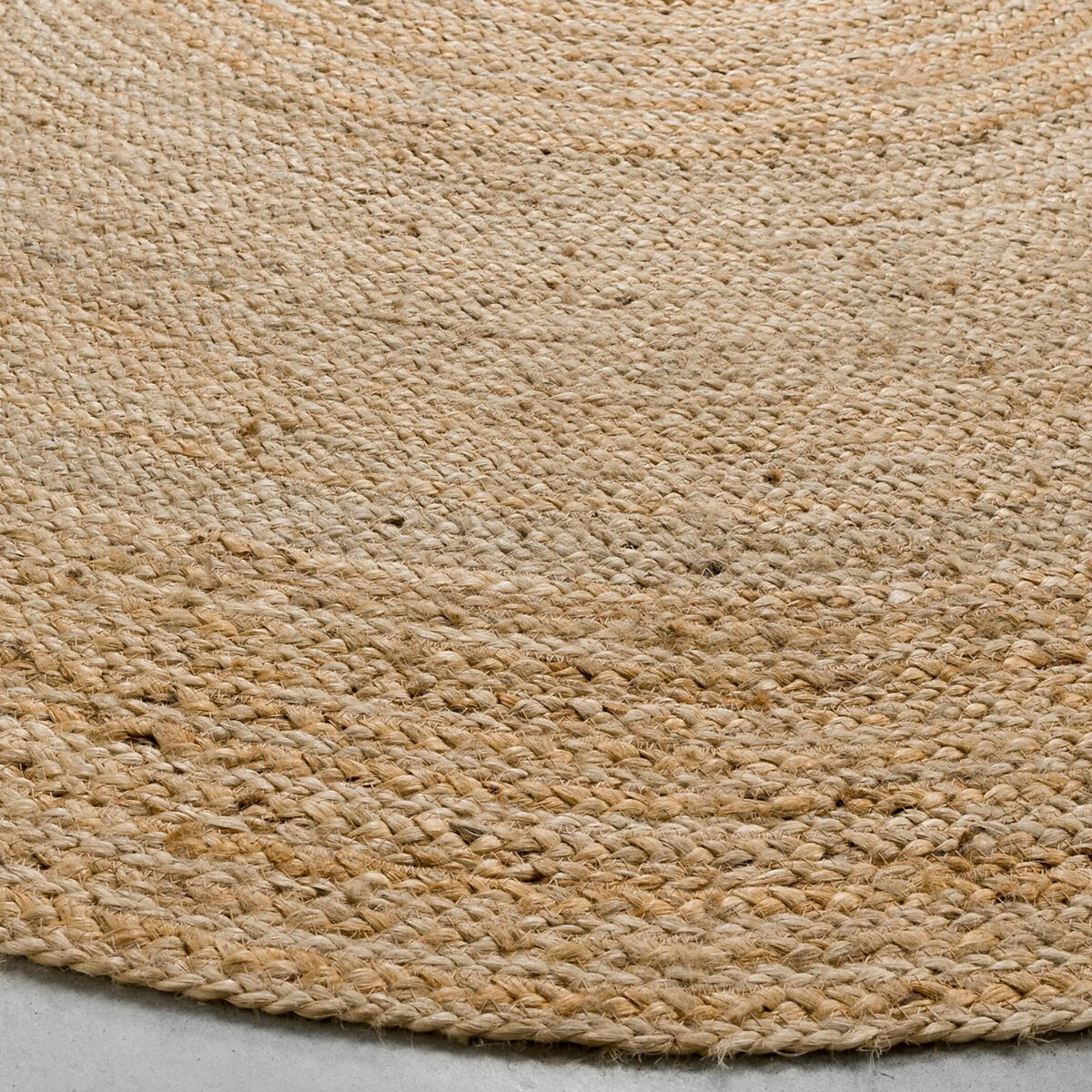 Tapete redondo AM.PM Ø300 cm em juta, tecido à mão, Hempy
