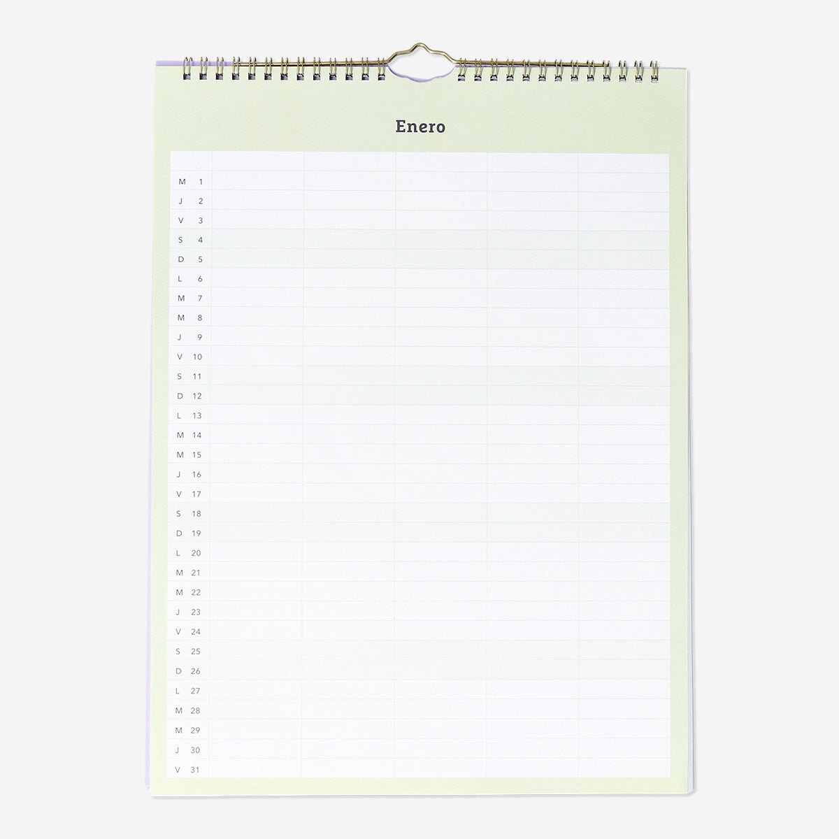 Lilla familiekalender - spansk