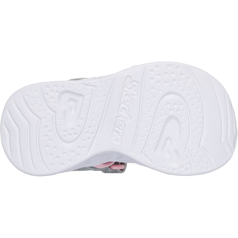 Køb Skechers Silver S Lights\Xae - Heart Lights Sandaler