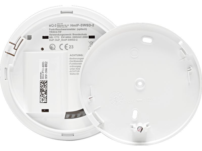 Homematic IP Rauchwarnmelde mit Q-Label Smarter Rauchmelder