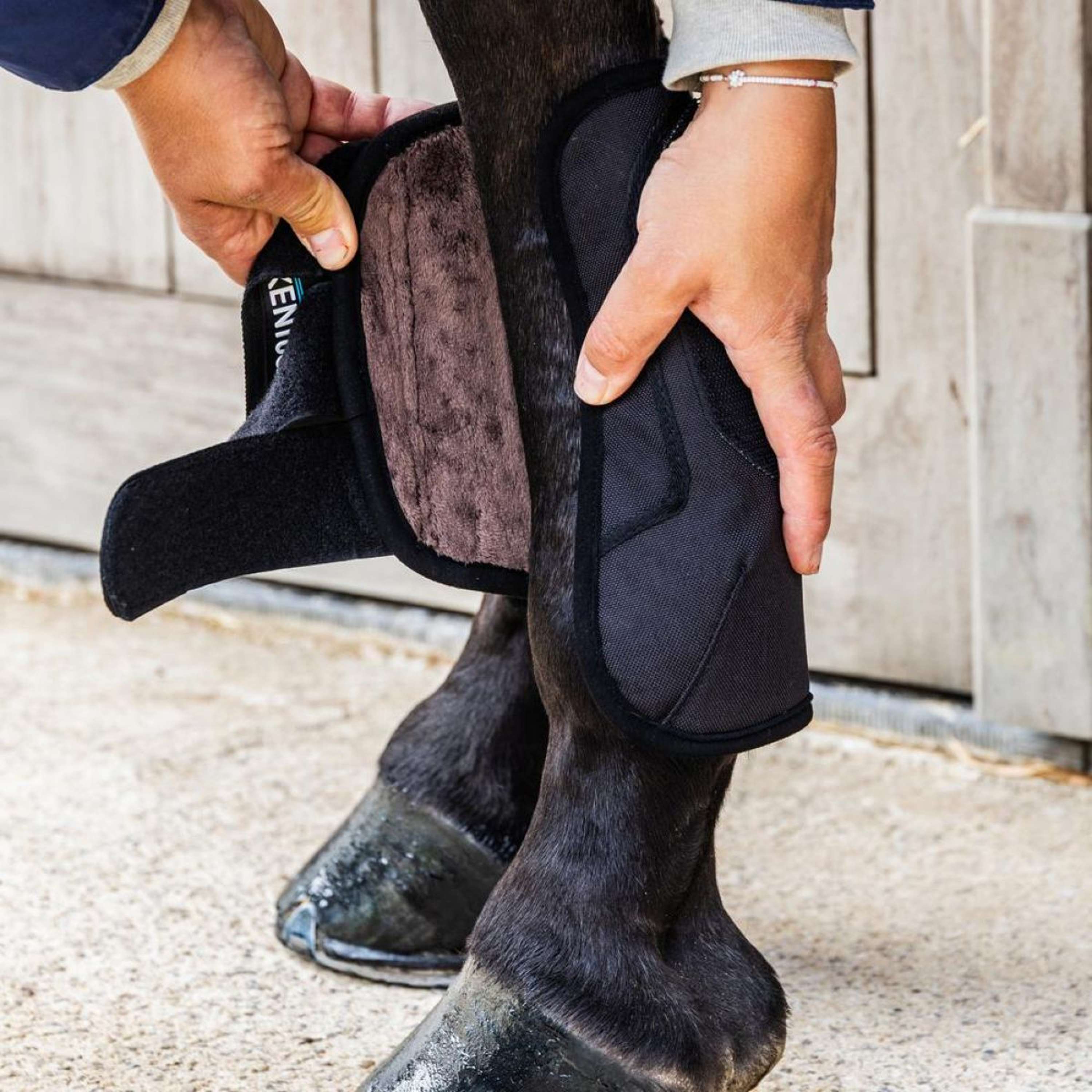 Kentucky Eventing Boots 3D Air Flow Skin Friendly Front Zwart