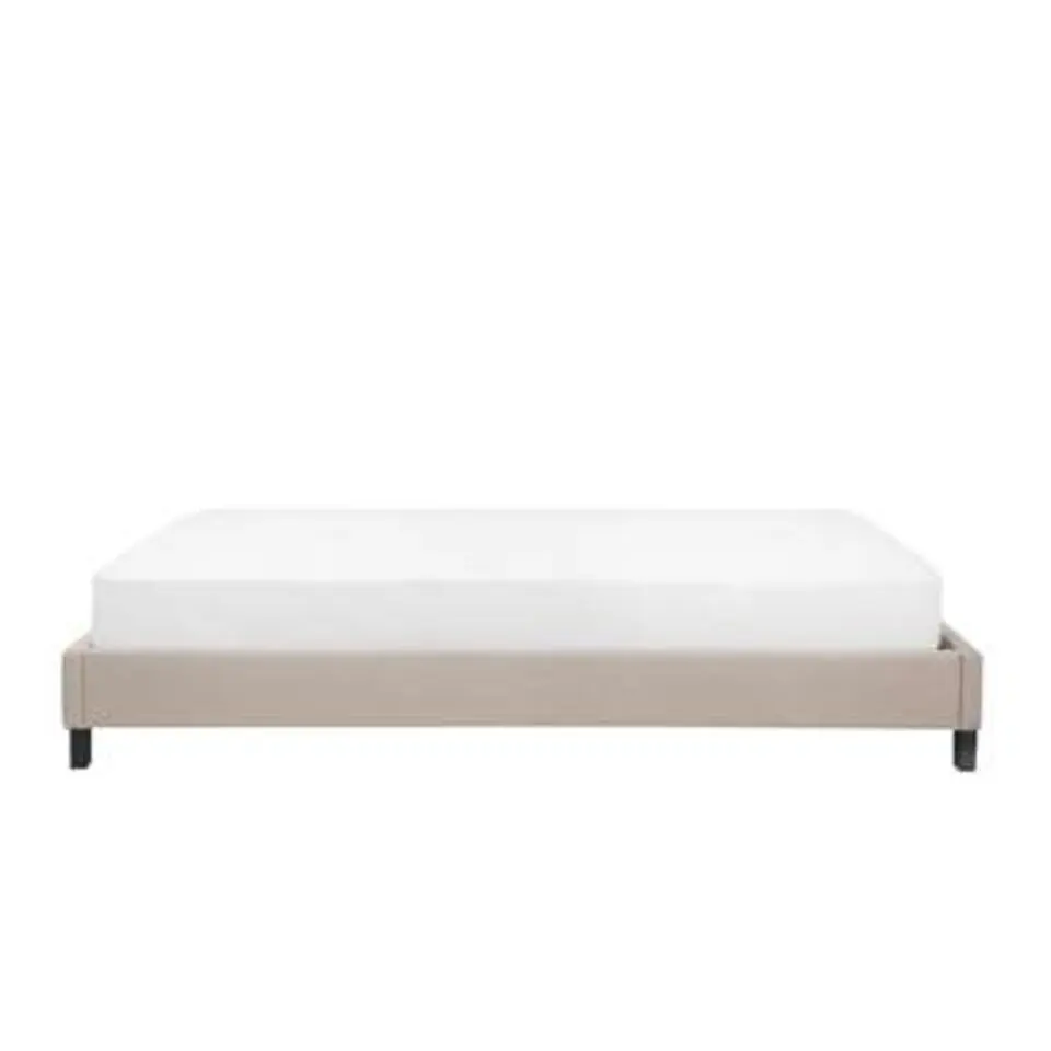 ROANNE - Tweepersoonsbed - Beige - 160 x 200 cm - Polyester