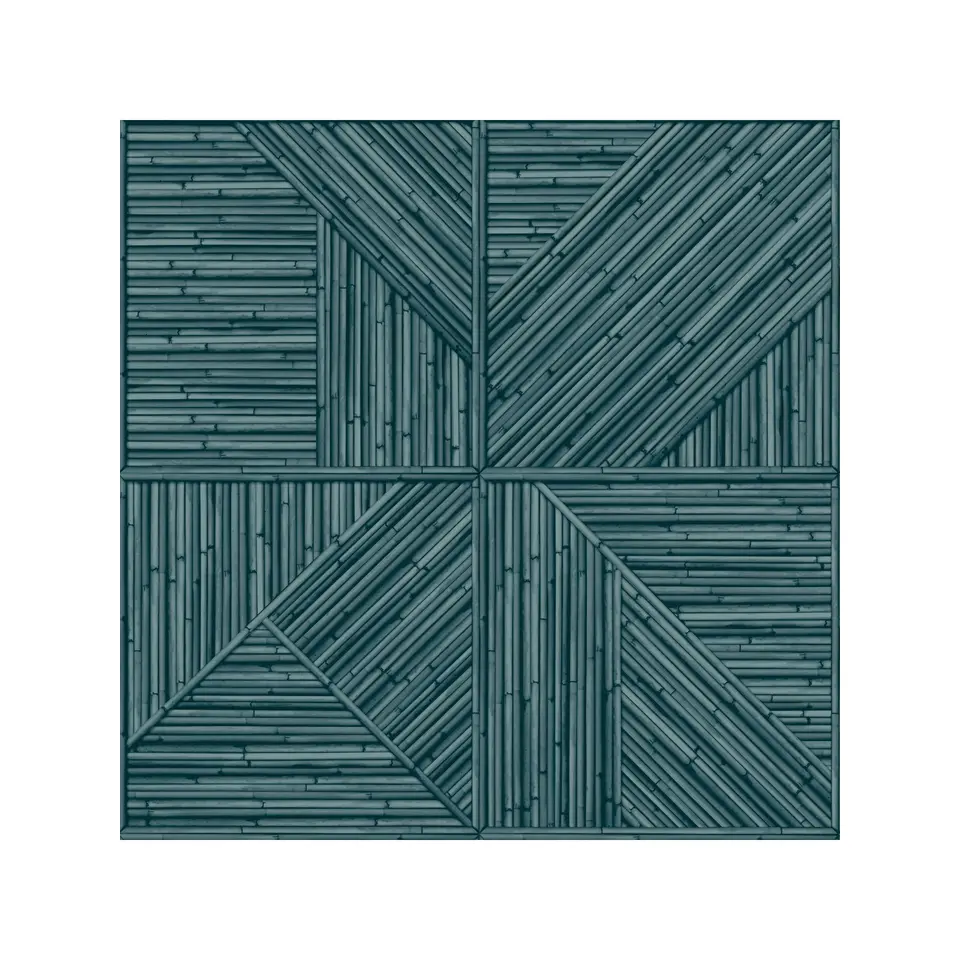 Dutch Wallcoverings - Jungle Fever Paglia blauw - 0,53x10,05m