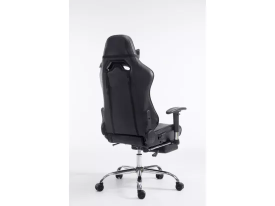 Chaise de bureau - Similicuir - Noir / Marron - Limit