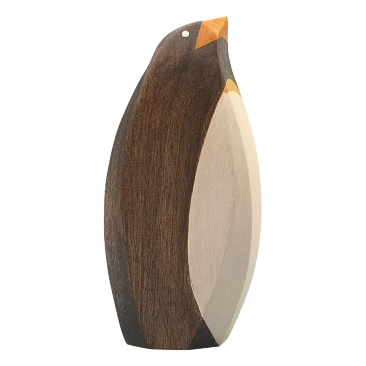 Brin d’Ours Figurine en bois Manchot courbé