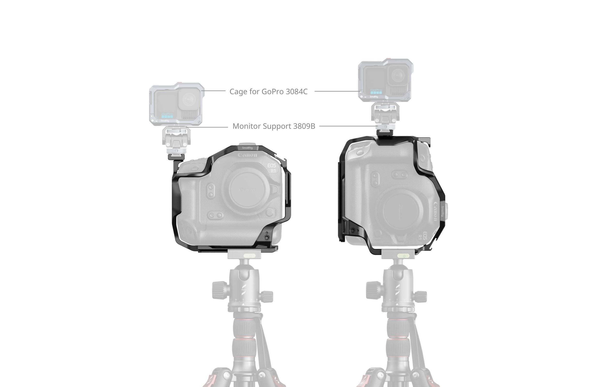 Cage für Canon EOS R1<br>Verbessert den Schutz und die Erweiterbarkeit bei voller Funktionalität