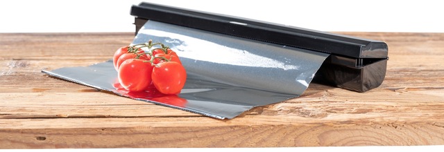 WENKO Folienspender »Modell Perfect-Cutter« für Folienrollen bis 33 cm Breite, für Alufolien und Frischhaltefolien