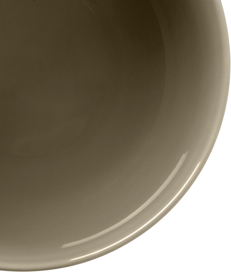 Lyngby Porcelæn Rhombe Earth Skål Ø15. 5 cm clay Brun