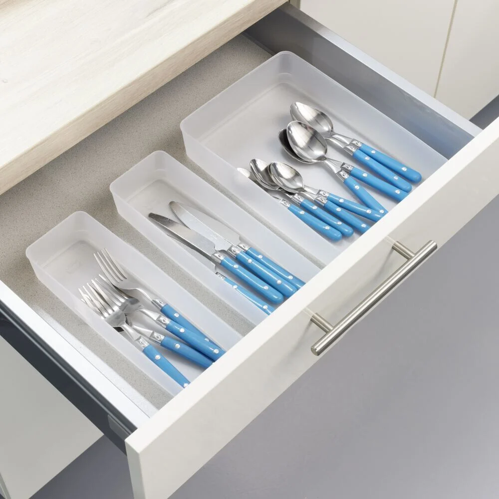 Lot de 3 boîtes de rangement pour tiroirs
