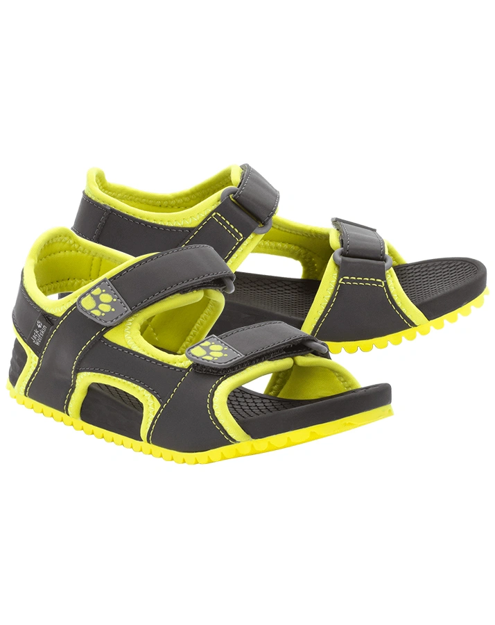 Trekking-Sandalen OUTFRESH DELUXE K in phantom/lime