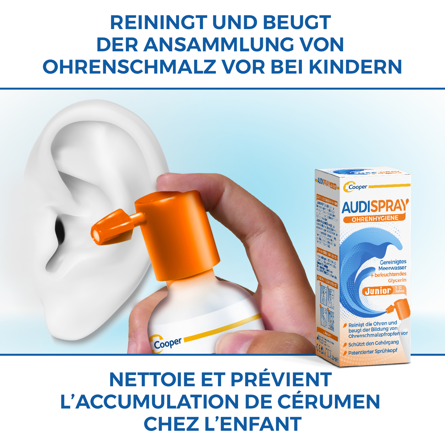AUDISPRAY Junior Ohrenhygiene Lös Spr 25 ml