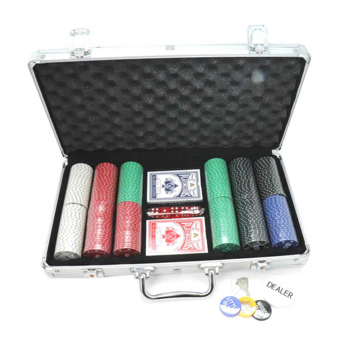 Malette de Poker : 300 jetons de 11,5g